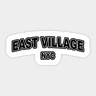 East Village NYC Sticker